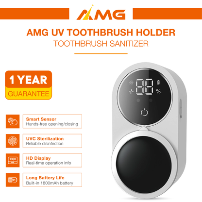 AMG™ Smart UV Toothbrush Sanitizer & Holder